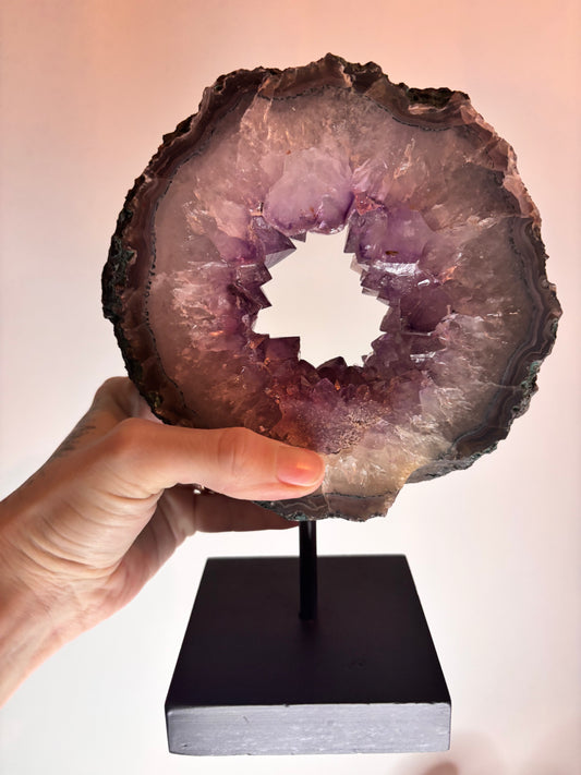 Amethyst Portal on stand