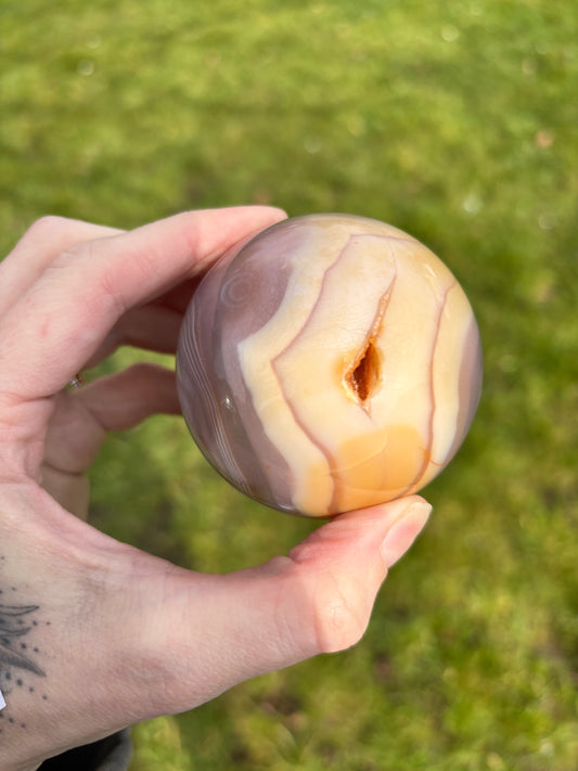 Jelly Agate sphere