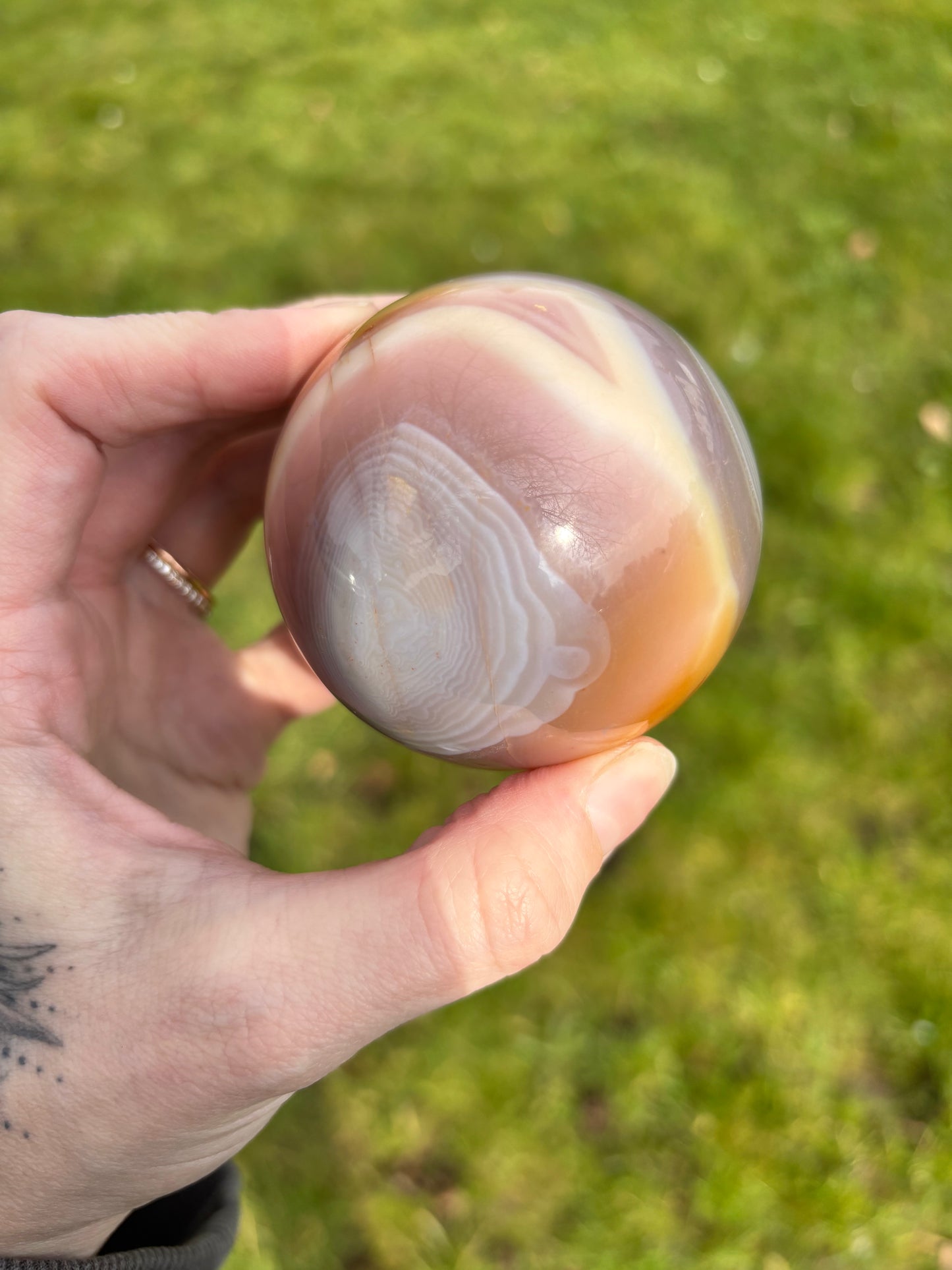 Jelly Agate sphere