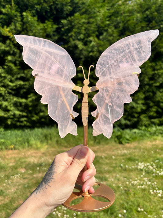 Rose Quartz wings